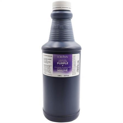 Lorann Purple Liquid Gel Food Color 1270-1125
