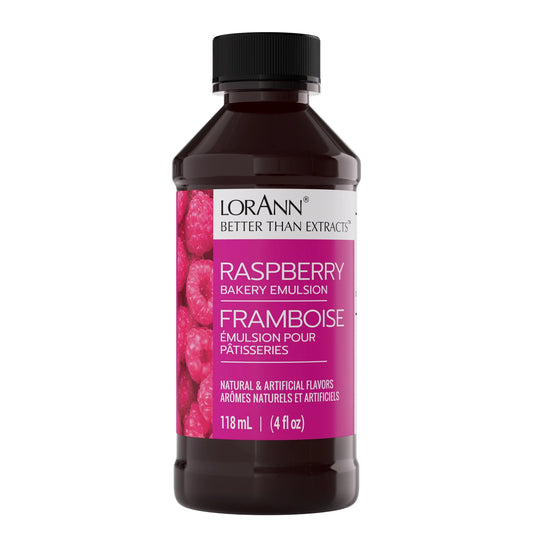 Lorann Raspberry Bakery Emulsion 4oz 0764-0800