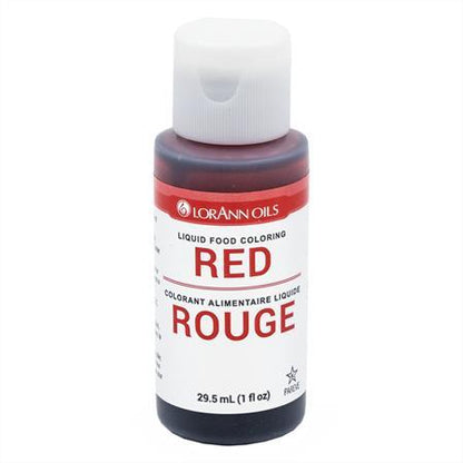 Lorann Red Liquid Food Coloring 1100-0500