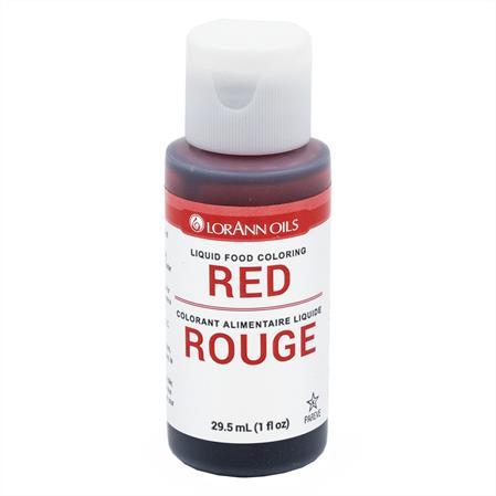 Lorann Red Liquid Food Coloring 1100-0500