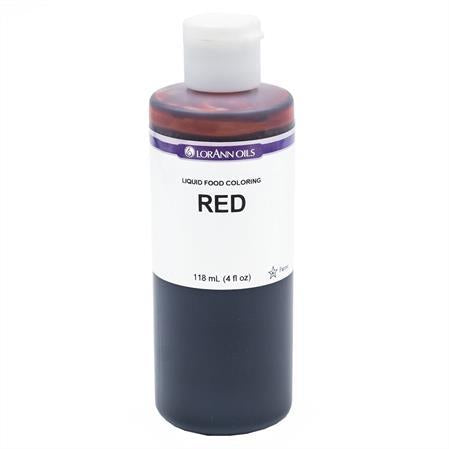 Lorann Red Liquid Food Coloring 1100-0800