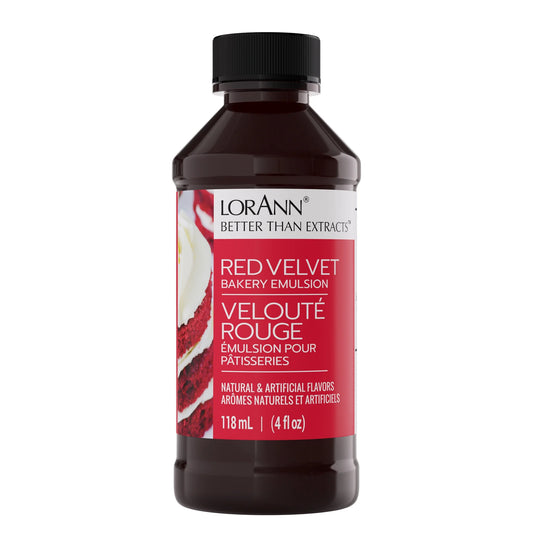 Lorann Red Velvet Bakery Emulsion 4oz 0762-0800