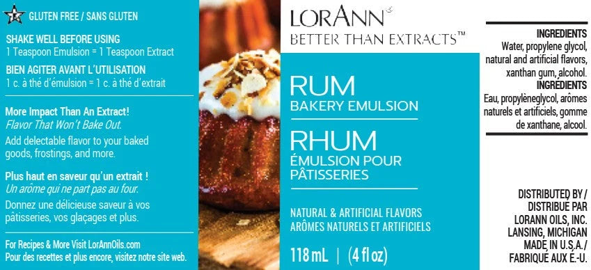 Rum Bakery Emulsion Lorann