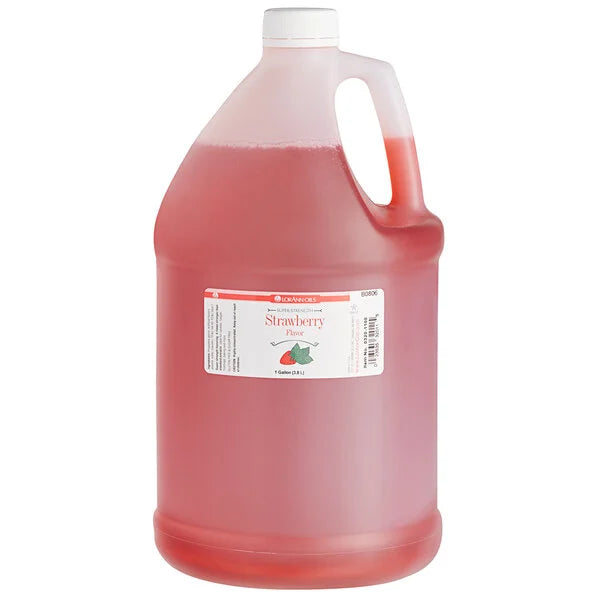 Lorann Strawberry Super Strength Flavor Gallon 0320-1100