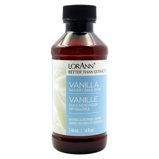 Lorann Vanilla Bakery Emulsion 4oz 0767-0800