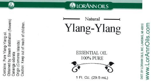 Lorann Ylang Ylang Essential Oils Label 2520