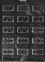 Dominoes Chocolate Mold
