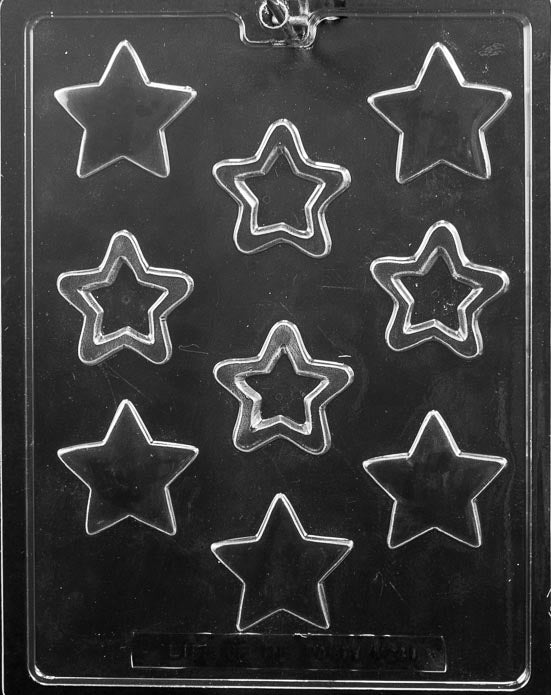 Stars Assortment Chocolate Mold