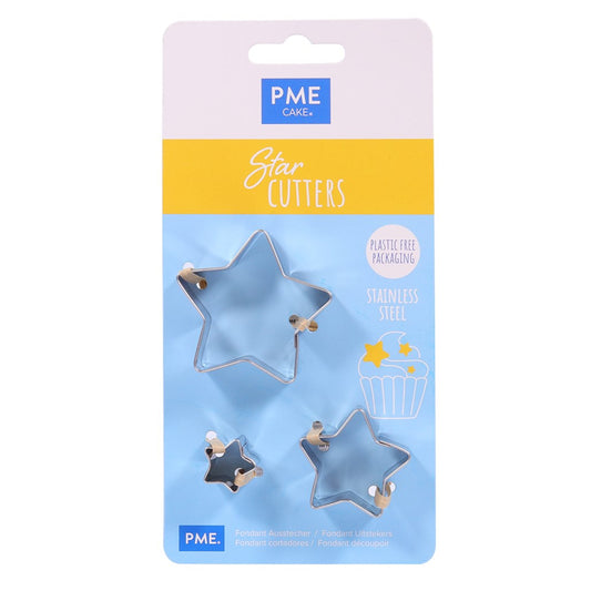PME Metal Star Cutters Set of 3