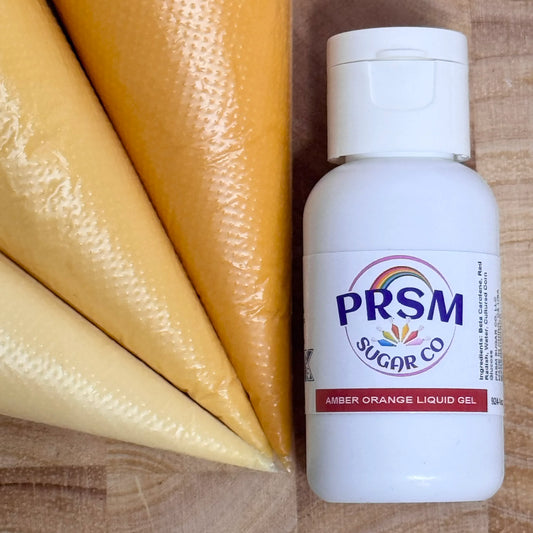 PRSM Orange Amber Liquid Gel Dye Free Food Color