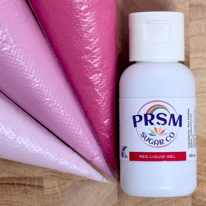 PRSM Red Liquid Gel Dye Free Food Color