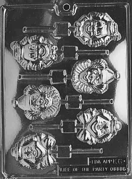 Party Clown Lolly Chocolate Mold K006