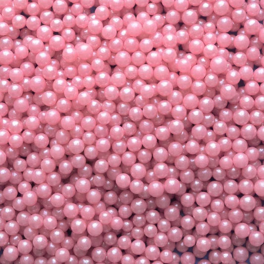 Pink Shimmer Sugar Pearls Foliay
