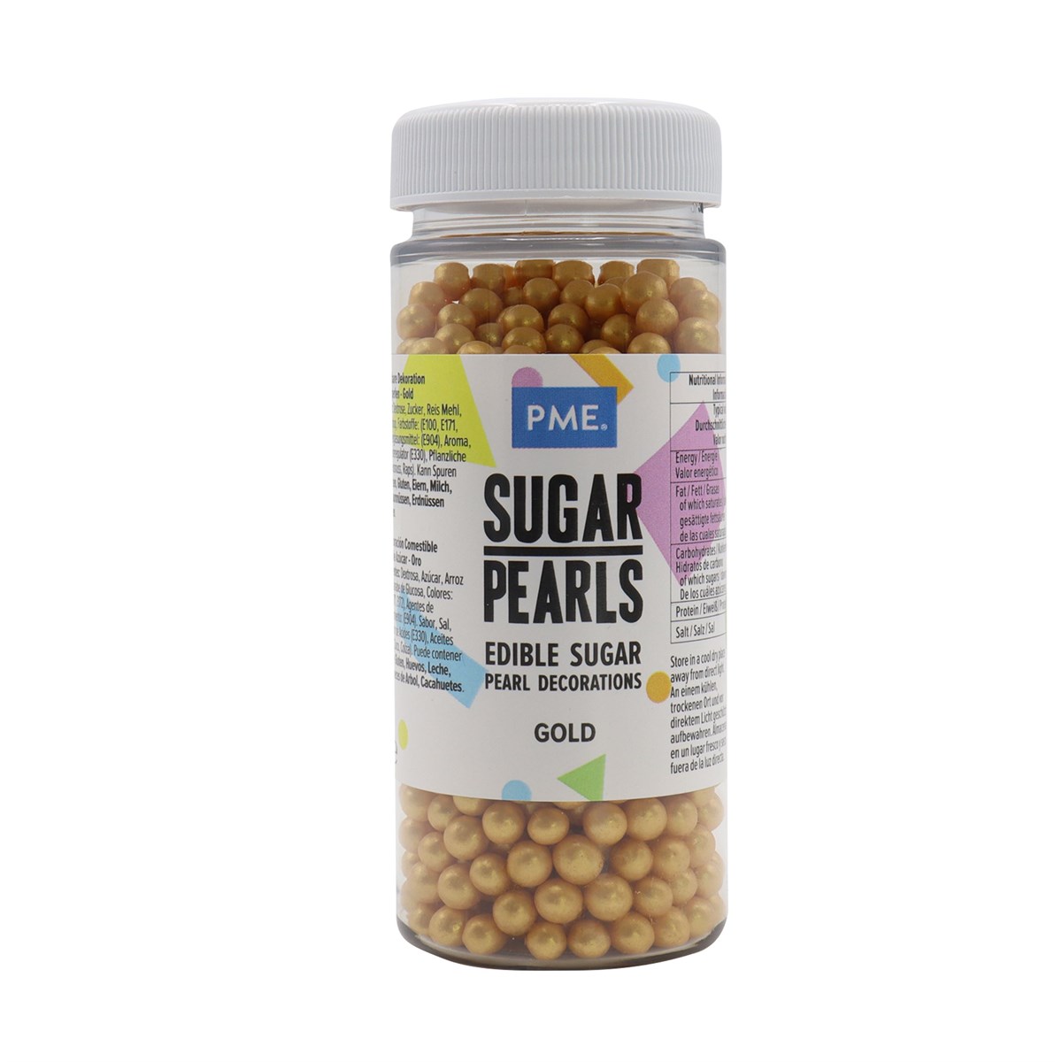 PME Gold Sugar Pearls