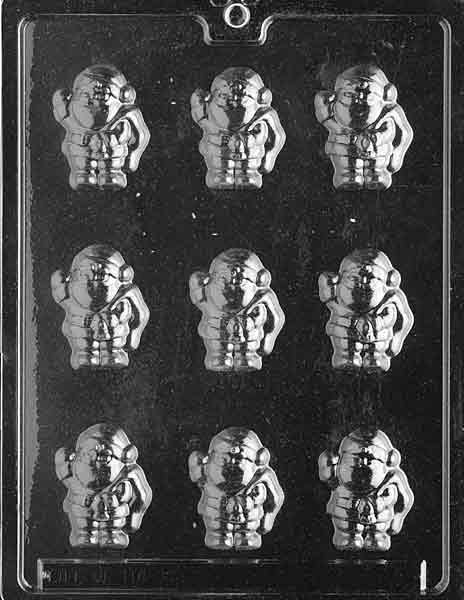 Small Santa Chocolate Mold C003