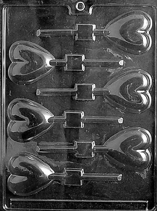 Heart Lolly Chocolate Mold