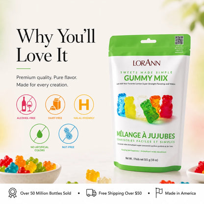 Gummy Candy Mix 16 oz Lorann