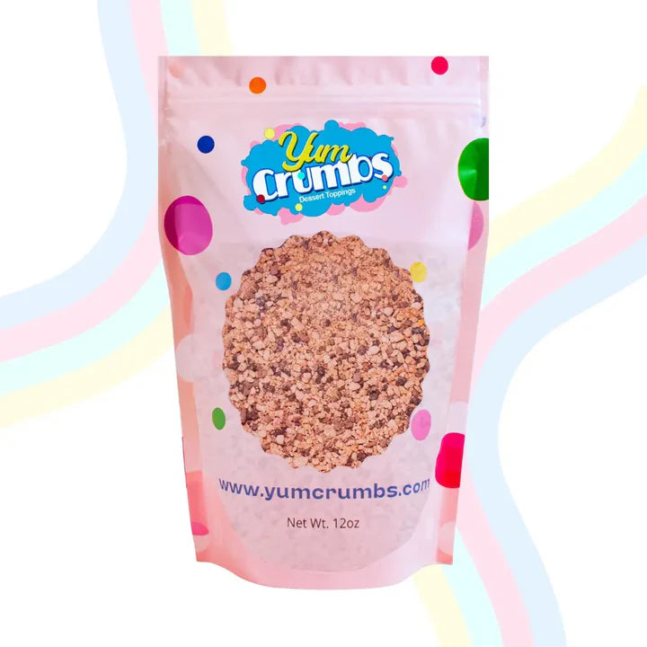 Yum Crumbs Chocolate Peanut Butter Dessert Toppings 12 oz