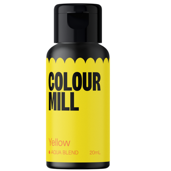 Yellow Aqua Blend Colour Mill Food Color