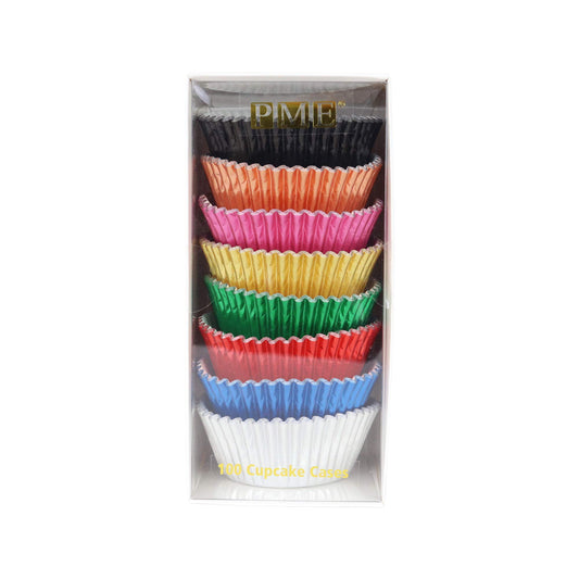 Assortment Metallic Foil Lined Baking Cups PK/100 PME