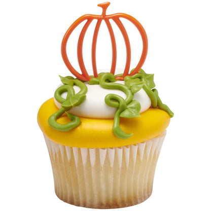 Cutout Pumpkin Cake Picks Pk/144