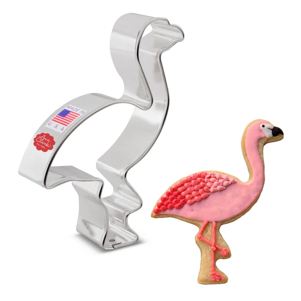 4" Flamingo Metal Cookie Cutter