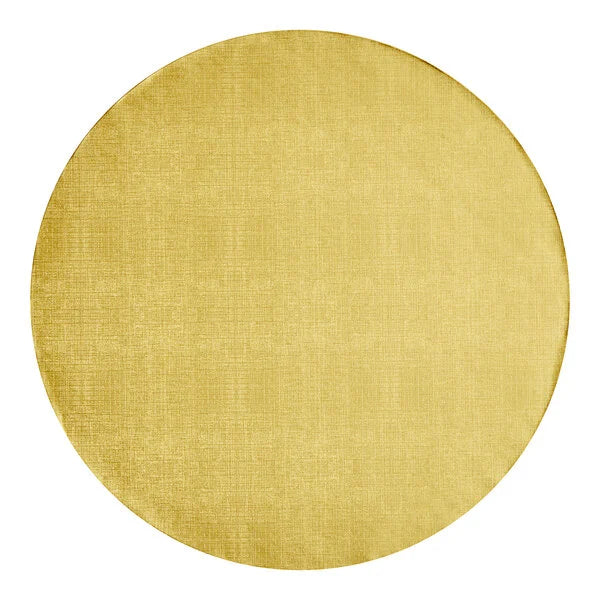 12" Gold Round Cake Drums Pk/6 Bakers Lane
