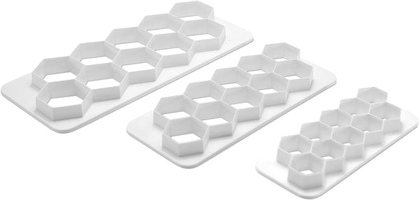 Hexagon Geometric Cutter Set of 3 ATECO