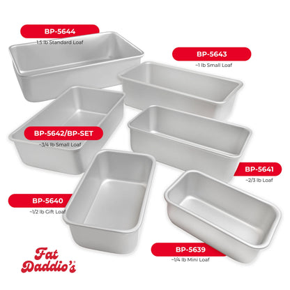 7-3/4"x3-3/4" Bread/Loaf Pan Fat Daddio's