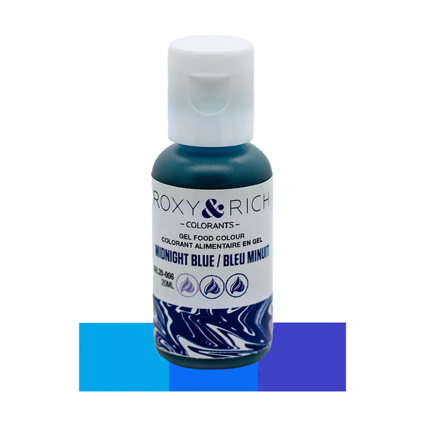 Midnight Blue Oil-Based Gel Color Roxy & Rich