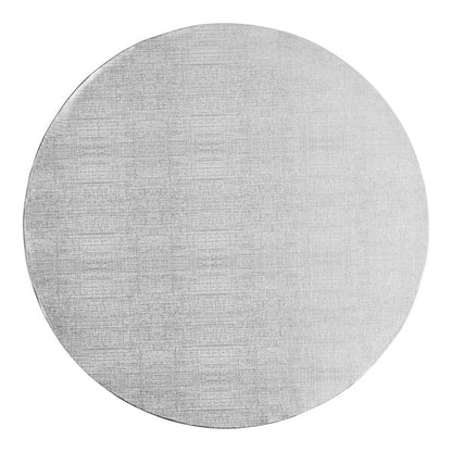 12" Silver Round Cake Drums Pk/6 Bakers Lane