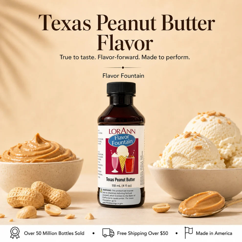 Texas Peanut Butter Flavor Fountain Lorann