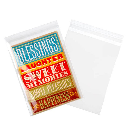 6-7/16"x8-1/4" Value Crystal Clear Bags