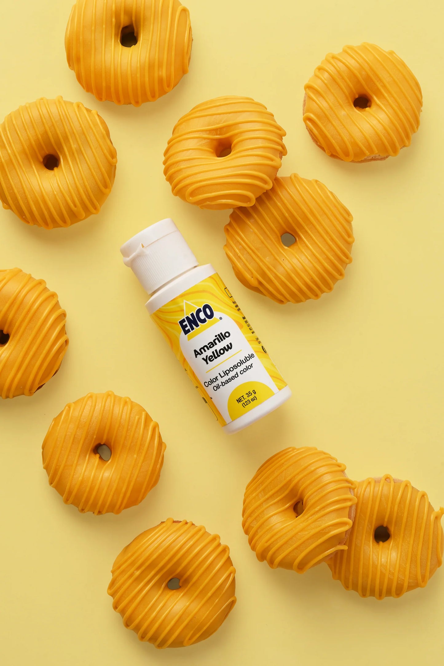 ENCO Yellow Oil Based Food Color 1.23 oz