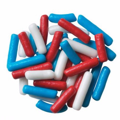 Red, White & Blue Mix Jimmies 26 oz