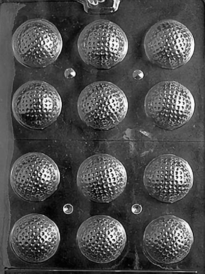 3D Golf Ball Plastic Chocolate Mold S051