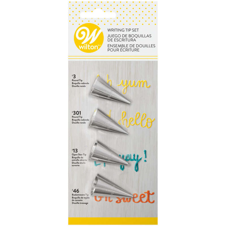 Writing Tip Set of 4 Wilton