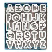 Alphabet Plastic Cutter Set ATECO