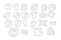 Numbers Plastic Cutter Set ATECO