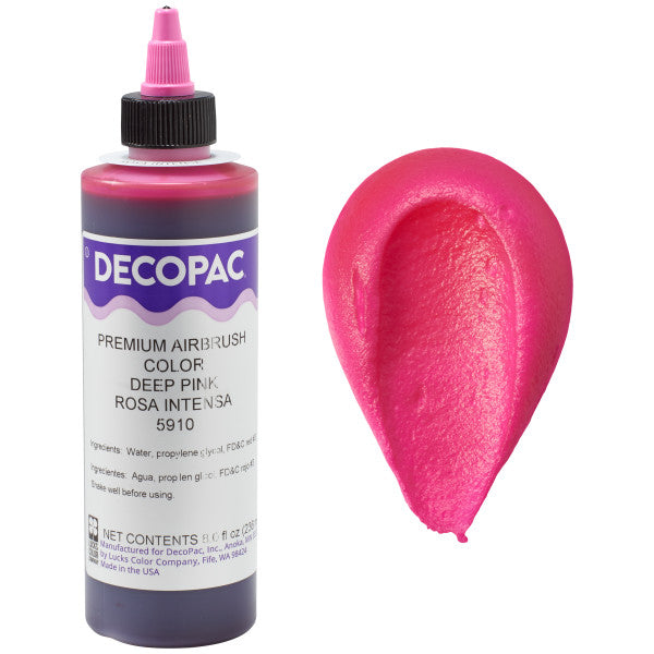 Deep Pink 8 oz Airbrush Color Decopac