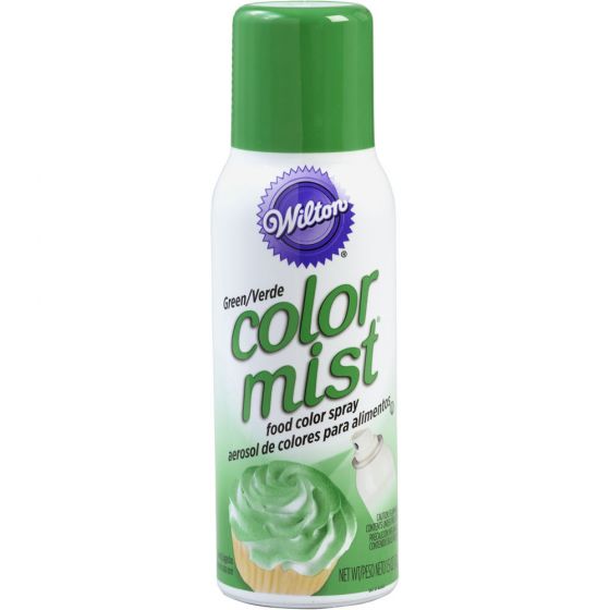 Green Color Mist Food Spray Wilton