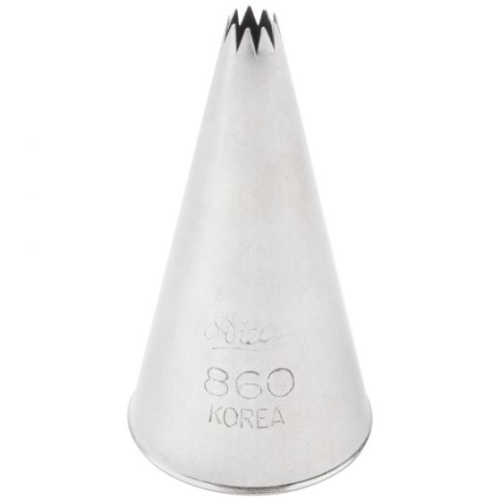 Tip 860 French Star 5/32" Cake Decorating Tip #860 by ATECO