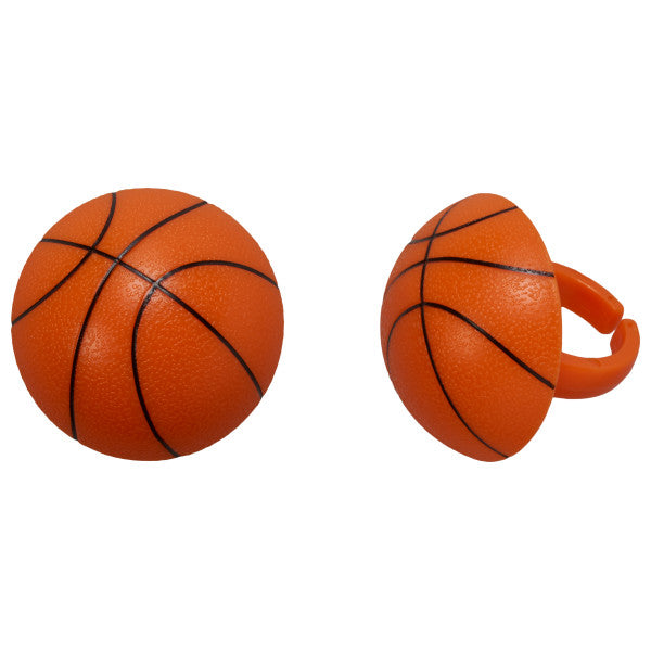 3D Basketball Cake Rings Pk/144