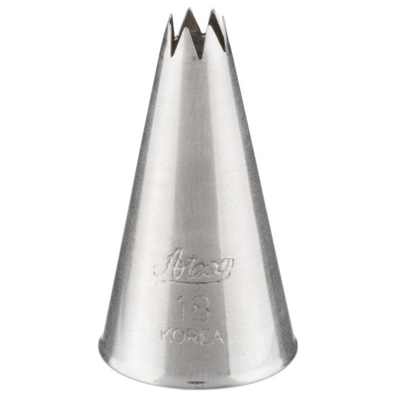 ATECO Open Star Cake Decorating Tip 18