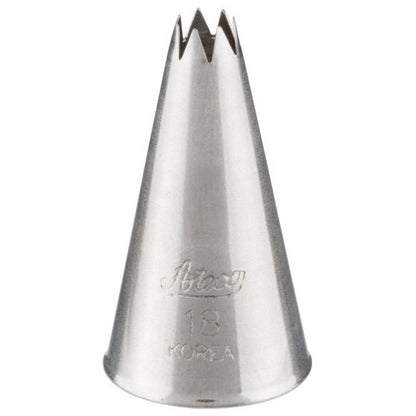 ATECO Open Star Cake Decorating Tip 18