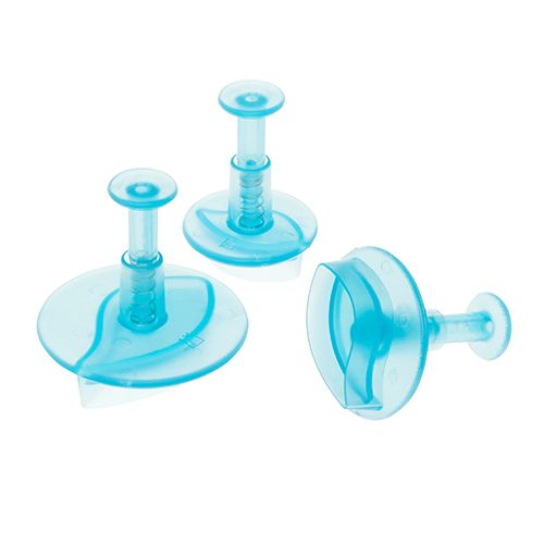 ATECO Plastic Leaf Fondant Plunger Cutter Set 1963