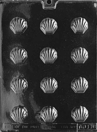Bite Size Sea Shell Chocolate Mold AO116