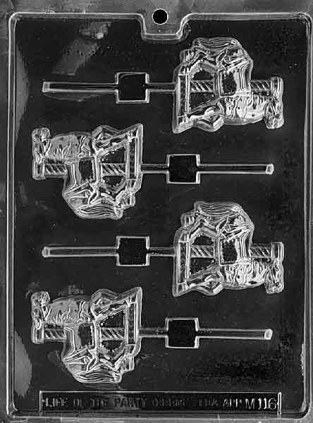 Carousel Horse Lolly Plastic Chocolate Mold M116
