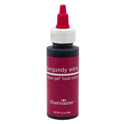 Chefmaster Burgundy 2.3oz Liqua Gel Color