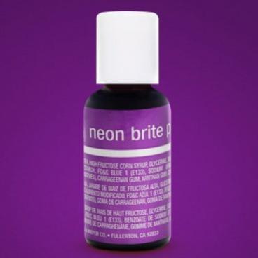 Chefmaster Neon Brite Purple .70oz Liqua Gel Food Color